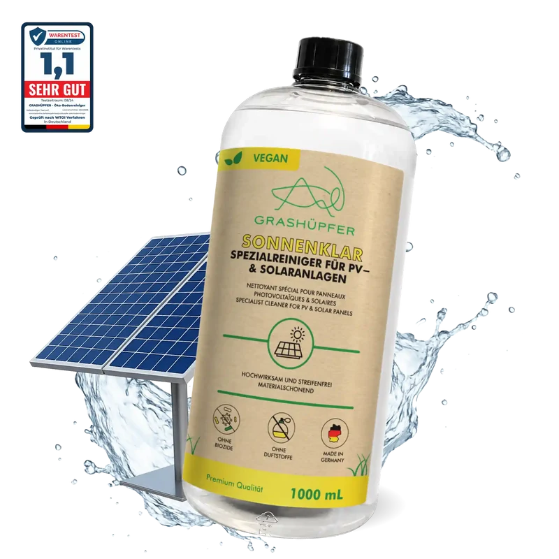 Öko-Solarreiniger – für Balkonkraftwerke und PV-Module, 1L