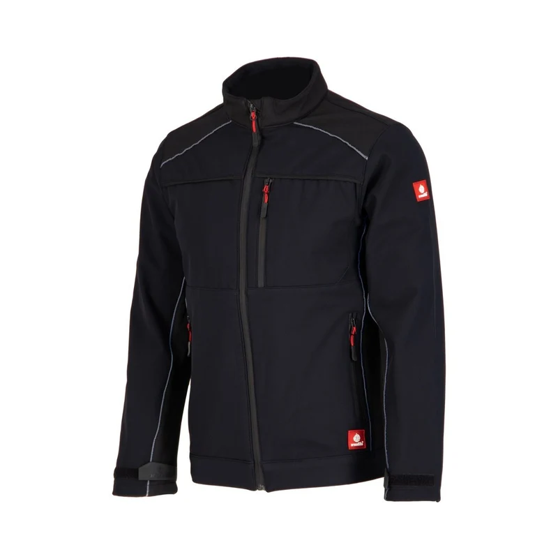 Armadillo Allium Softshell Jacke Grau-Schwarz Gr. S-3XL