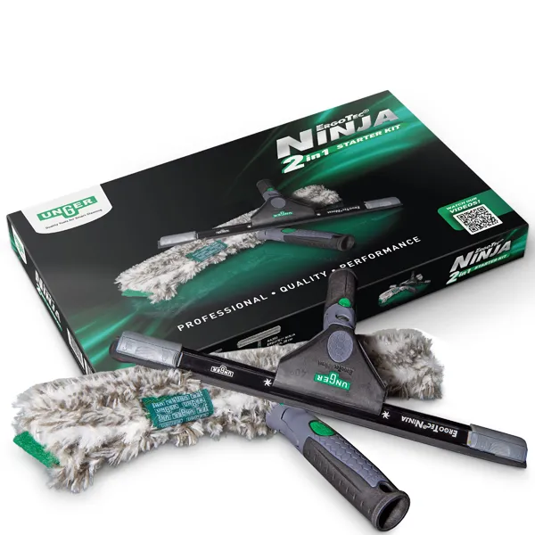 UNGER Kits NINJA Limpeza Clássica de Vidros