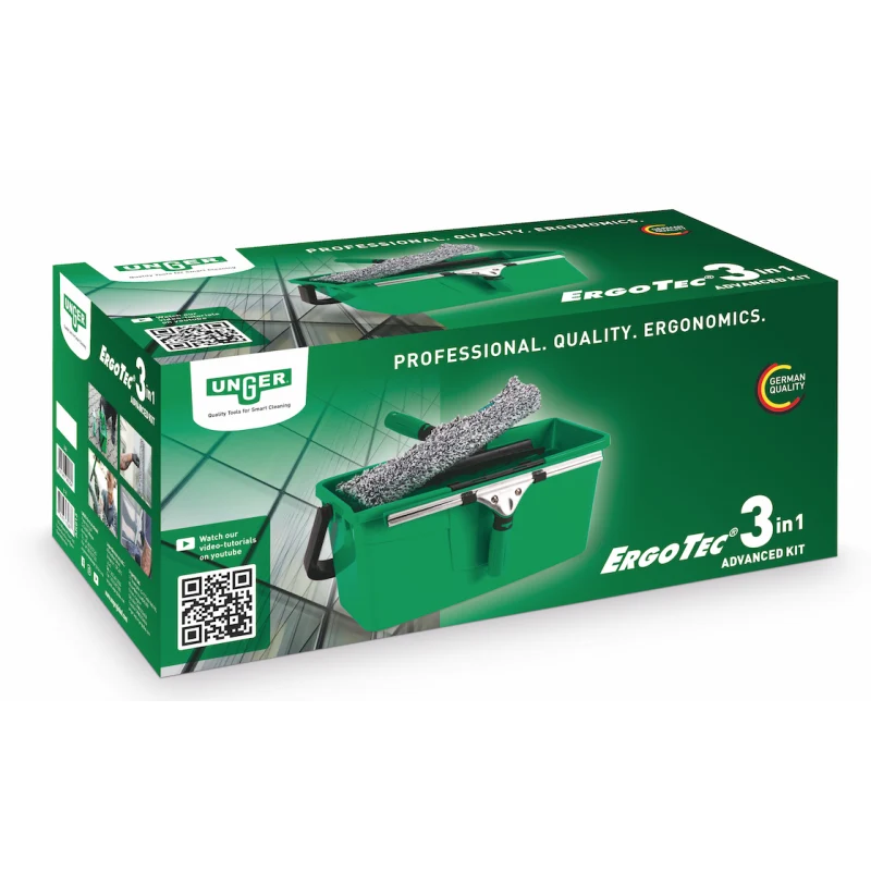 UNGER Kit Avançado Limpeza de Vidros