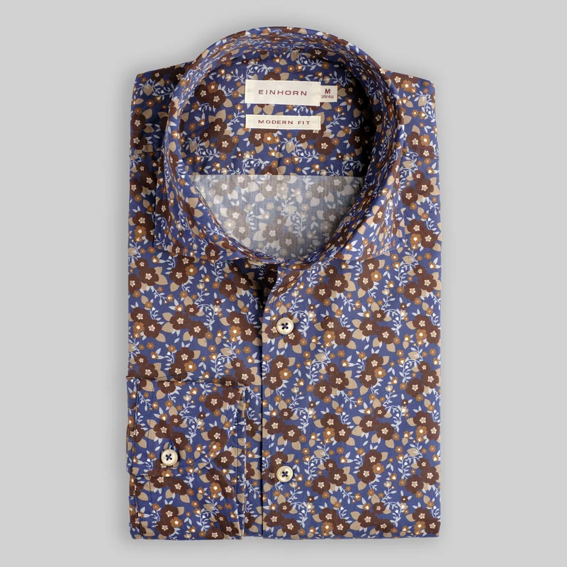 Hemd Modern Fit Floraler Print