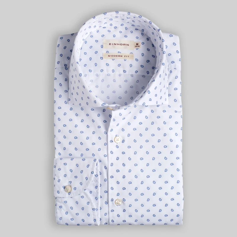 Herren Hemd Modern Fit Print paisley