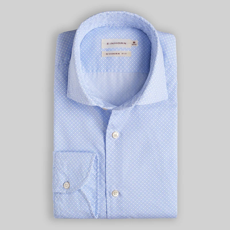 Hemd Modern Fit Mikro Print