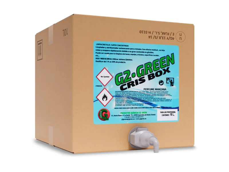 G2 Cris Box – Detergente Ultra concentrado para Vidros