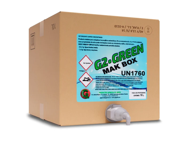 G2 Max Box – Detergente Líquido Ultra concentrado para Máquinas de Loiça