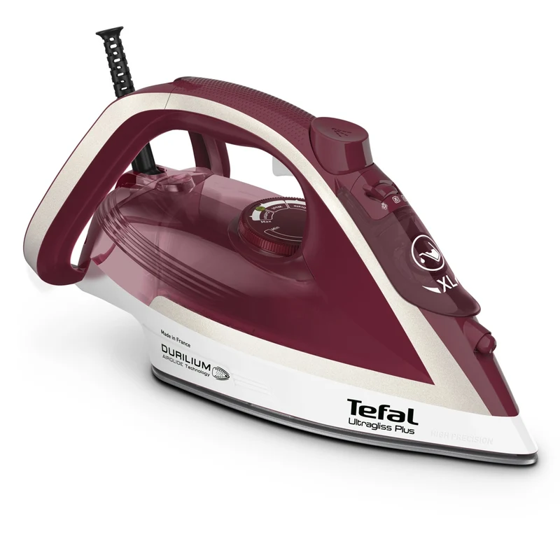 Tefal Ultimate Pure FV6810 Bügeleisen Dampfbügeleisen 2800 W Rot, Silber