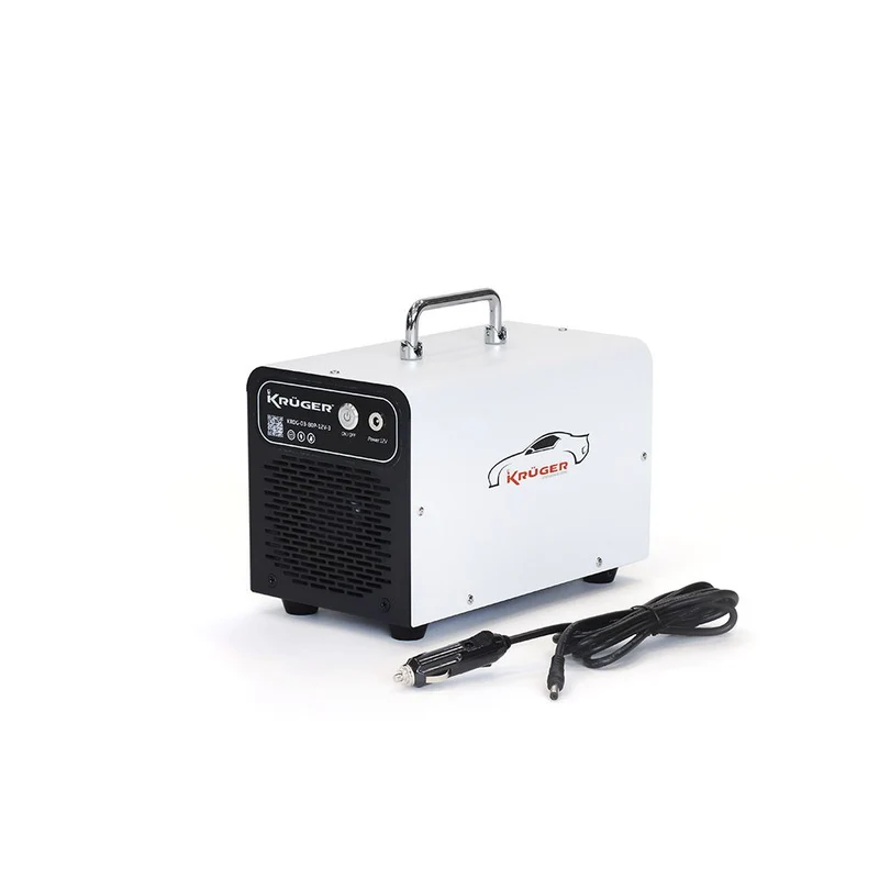 KRUGER Gerador de Ozono Portátil 12V – 80W – 3 g.h para Veículos
