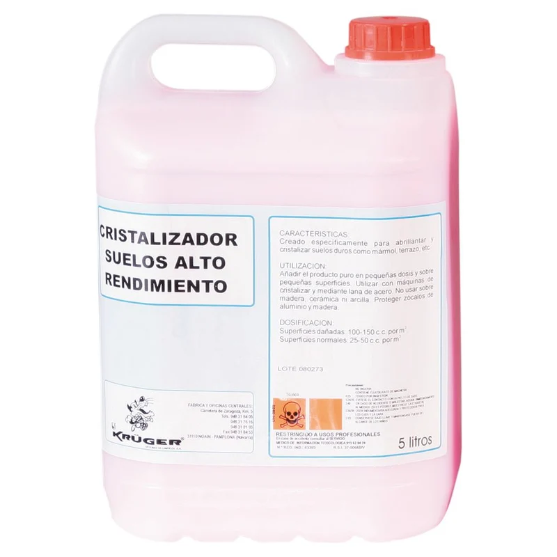 KRUGER X-3 Cristalizador Rosa – 5 kg - cristalizado em superfícies de mármore e terraço