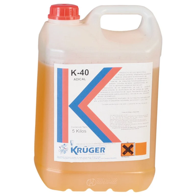 KRUGER K-40 Desincrustante ADICAL - - para a Maquina Pressão de água quente