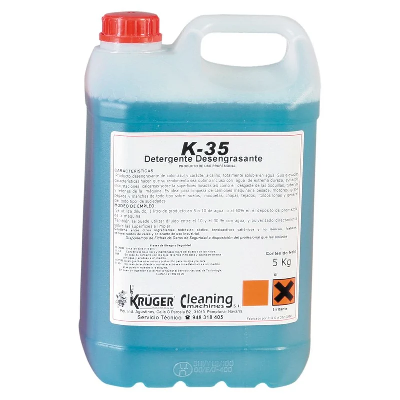 KRUGER K-35 Detergente Alcalino Multiusos - limpeza de veículos, maquinaria