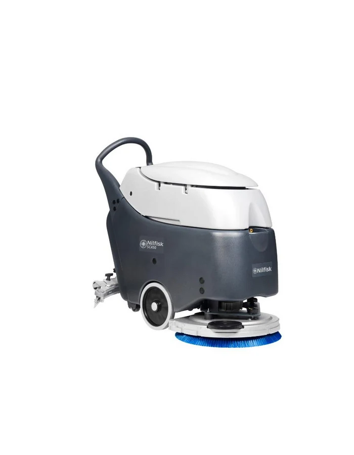 NILFISK SC450 E – Eléctrica 220V - Cabo - Auto Lavadora de Condutor Apeado Compacta e Silenciosa