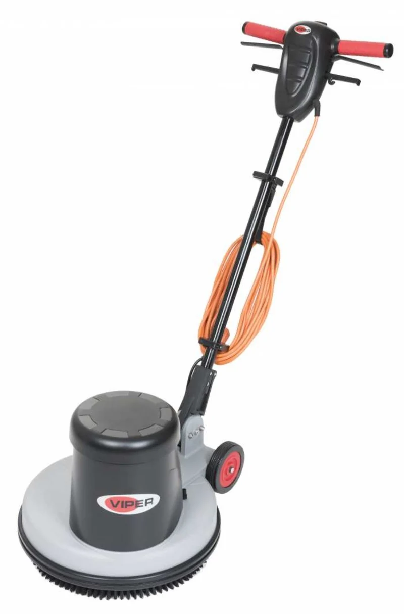 VIPER HS350 - Lavadora ALTA Velocidade - Escova diâmetro 43 cm monódico (transmissão por correia) com prato suporte e cabo de 10 metros
