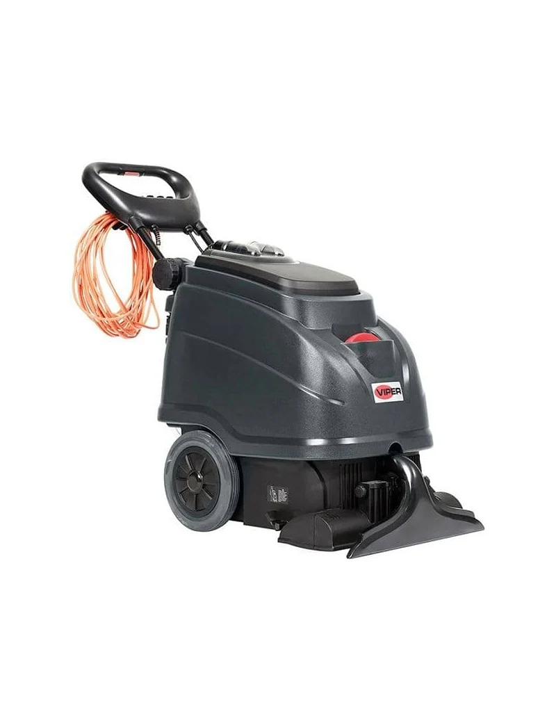 VIPER CEX410 - Máquina Injeção-extração - Depósito 35 litros água limpa e 23 litros água suja. Dois motores aspiração 1200W. Bomba 5,9 bars. Incluído VV81059 Kit escova, VV81249 bocal aspiração e VV81428-1 cabo 15m