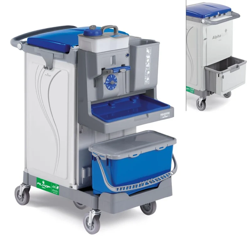 FILMOP Carro de Limpeza ALPHA 0706855 com Sistema Equodose®