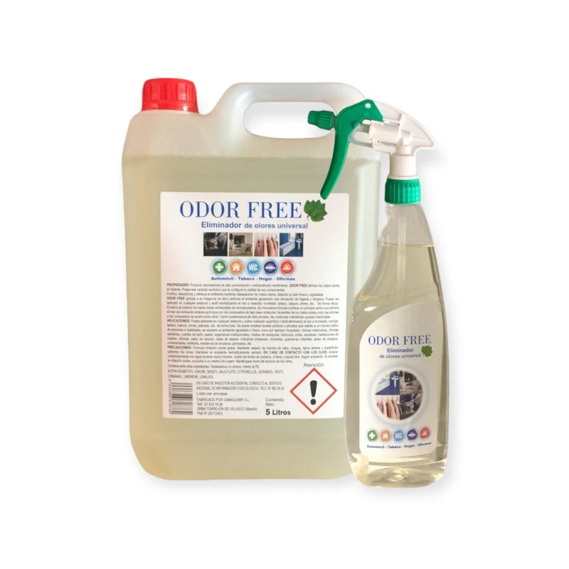 JEMAQUIMP Odor Free – Eliminador Universal de Odores