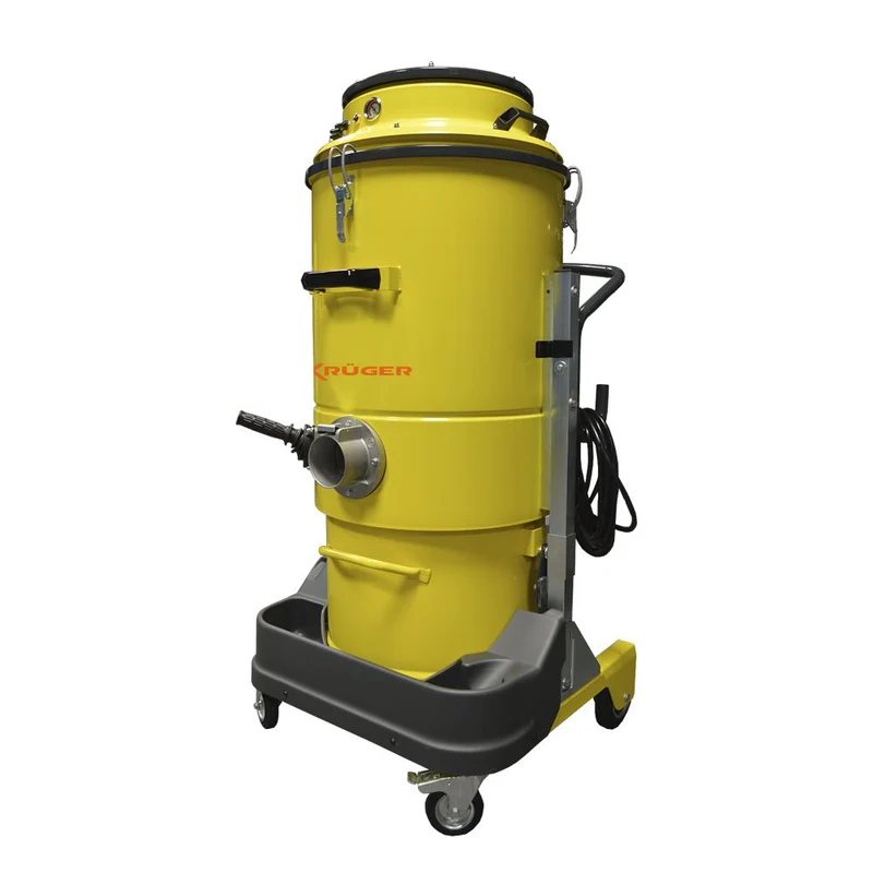 KRUGER KRAI36 Aspirador Industrial 3 motores 230 V – 3.450 W - 3 Motores – 60 L