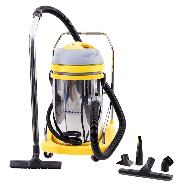 KRUGER KRAI375PA Aspirador pó e líquidos Industrial Monofásico 230 V – 3.600 W – 76 L Inox