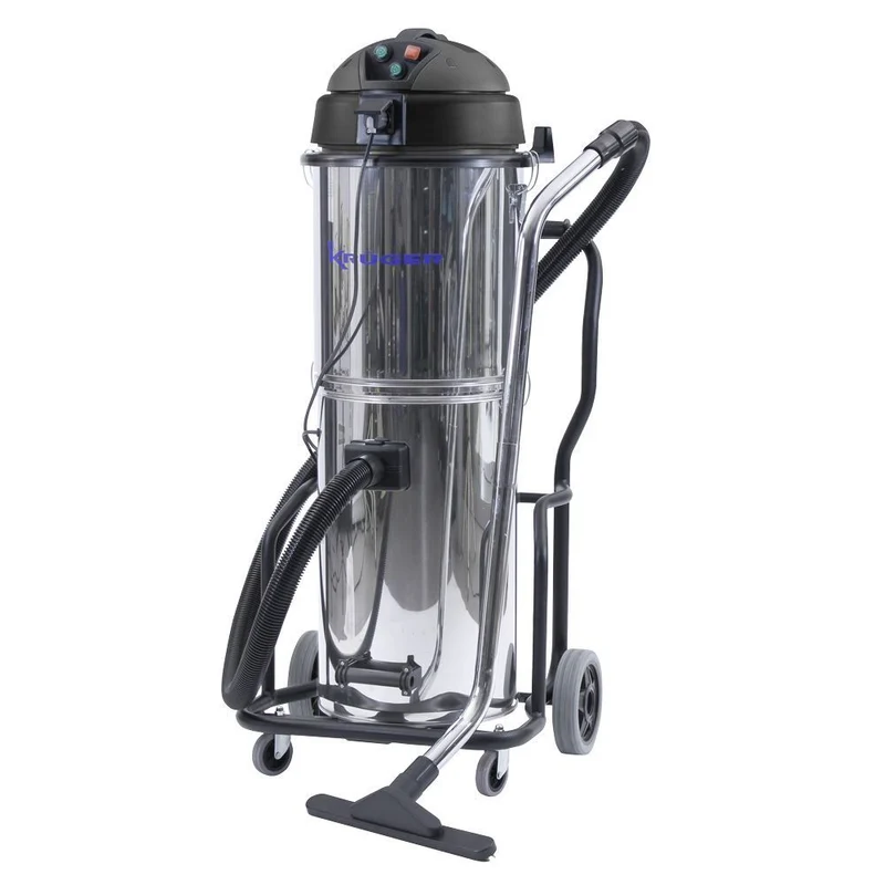 KRUGER KRA100DE Aspirador Alta Performance 2 mtores 230 V – 2.400 W – 76 L com Bomba de Drenagem