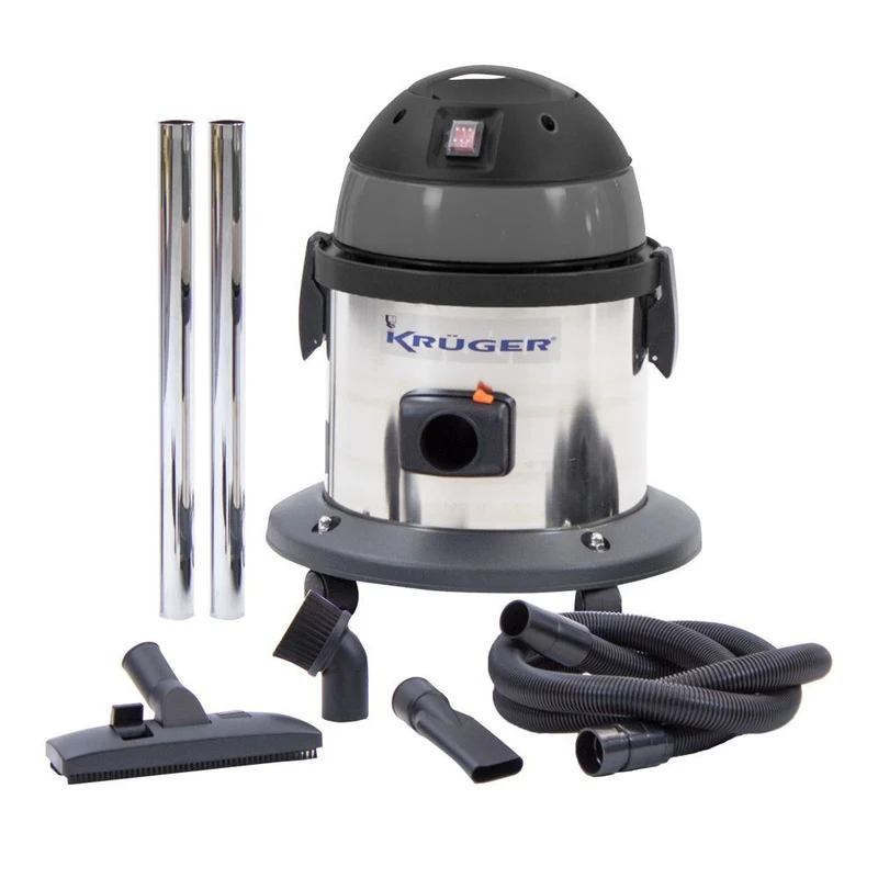 KRUGER KRA1210SIL Aspirador de Pó Silencioso 230 V – 1.200 W – 10 L
