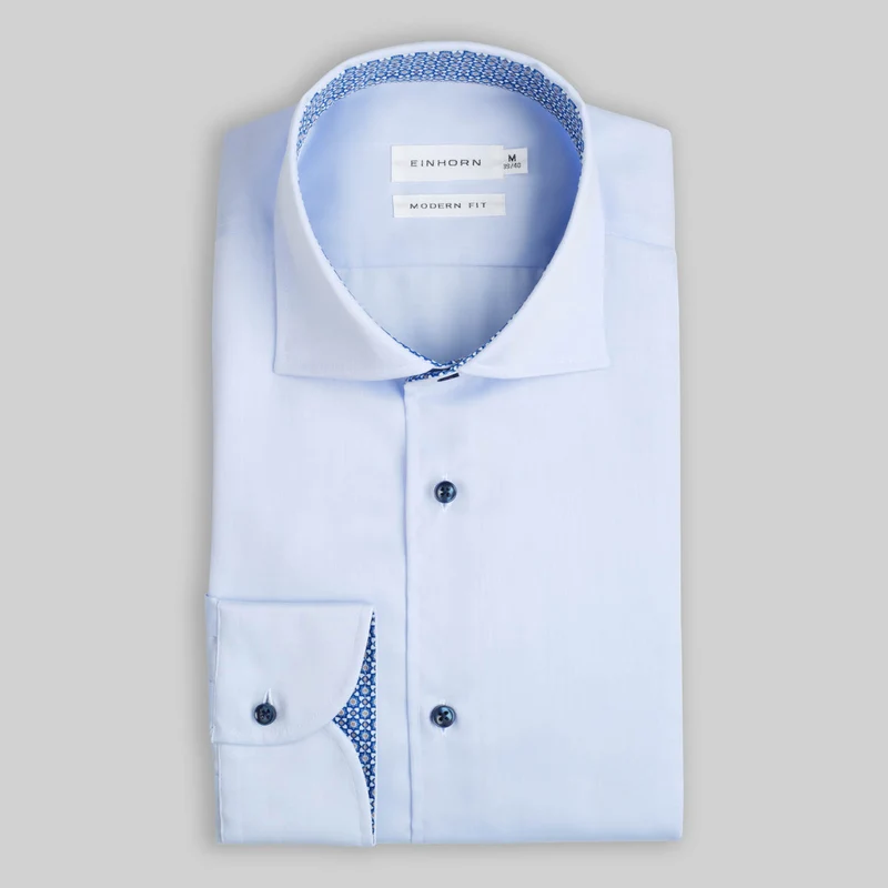 Hemd Modern Fit Hellblau