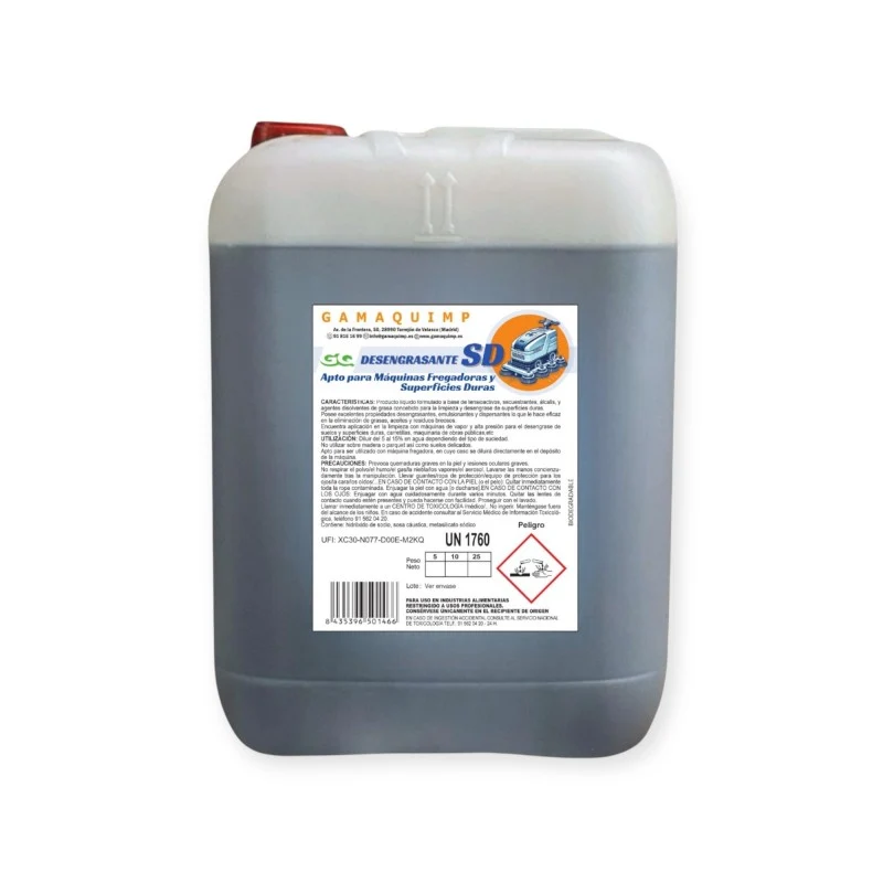 JEMAQUIMP Detergente S-D – Desengordurante para Superfícies Duras