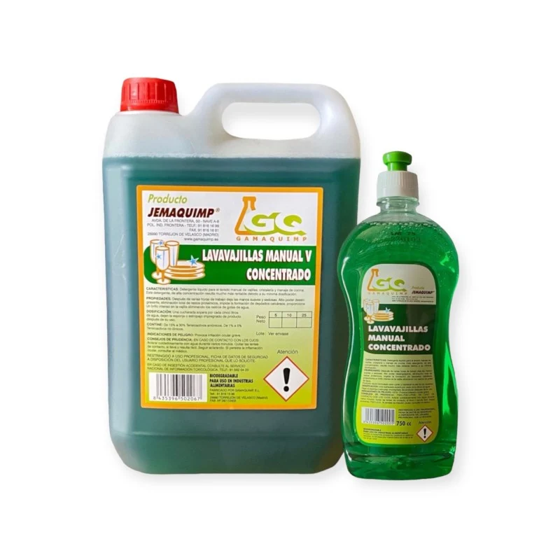 JEMAQUIMP V – Detergente Concentrado para Lavagem Manual de Louça