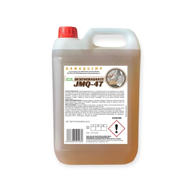 JEMAQUIMP JMQ-47 – Desengordurante Multiuso e Removedor de Manchas