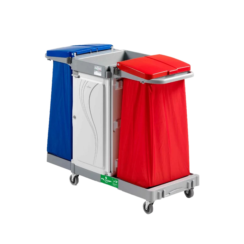 FILMOP Carro Multiusos ALPHA 6105 com Porta-Sacos Dobrável e Compartimento Fechado
