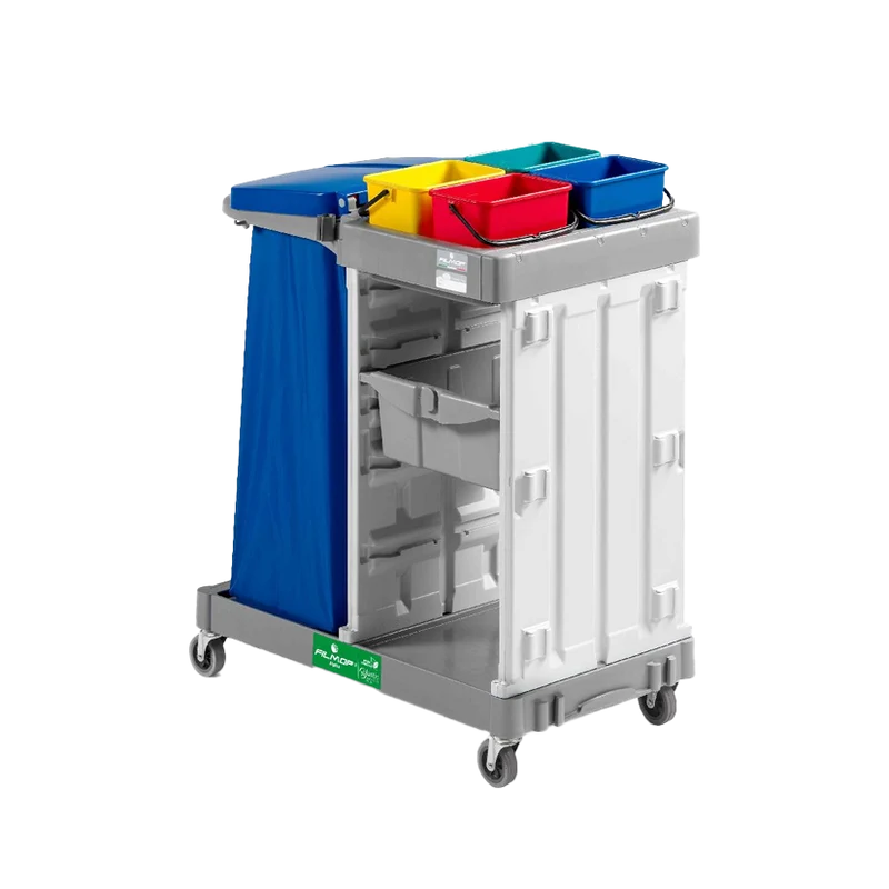 FILMOP Carro Multiusos ALPHA 5101 com Porta-Sacos e Estrutura Modular