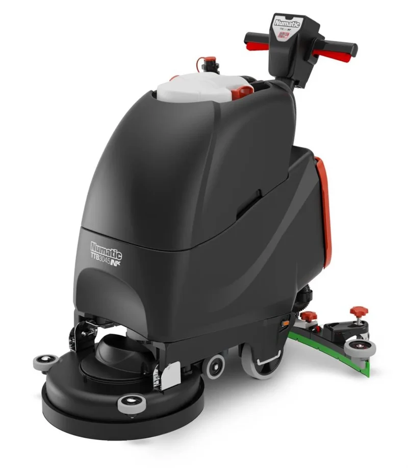 NUMATIC TTB3045NX-R – Auto Lavadora Máquina de Limpeza a Bateria de condutor apeado