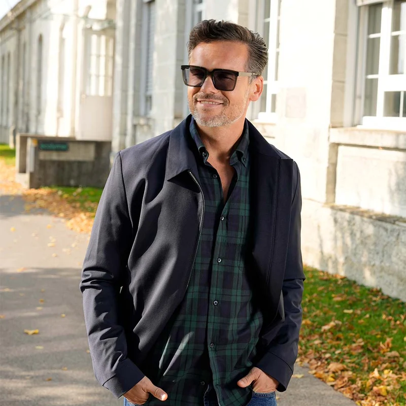 Flanellhemd Modern Fit mit Tartanmuster