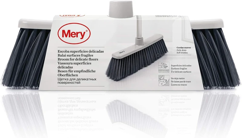 MERY Vassoura para Superfícies Sensíveis Grey