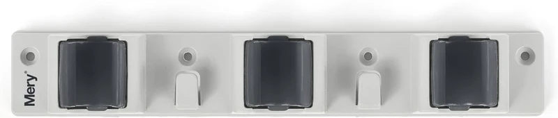 MERY Suporte para cabos Universal em Polipropileno Cinzento 26 cm