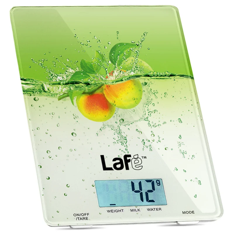 Digitale Küchenwaage mit Grafik bis 5kg Tara-Funktion Digitalwaage LCD-Display Haushaltswaage Elektronische Waage