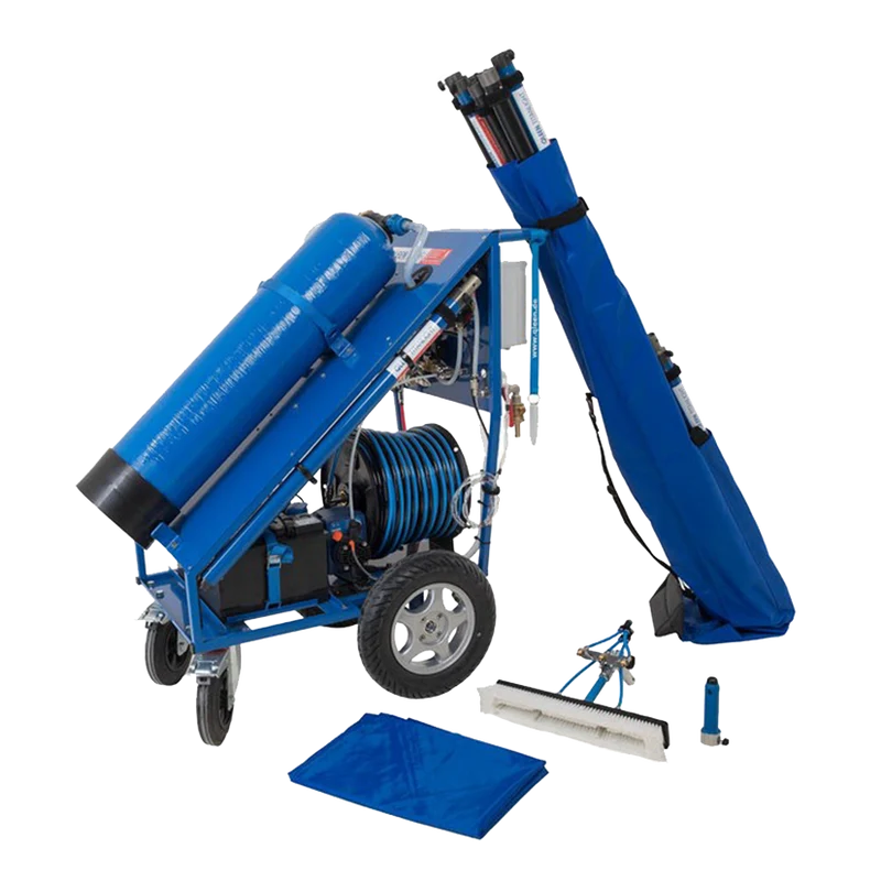 QLEEN PROFI I Conjunto Completo Maquina para limpeza de vidros, fachadas, lamelas e painéis solares com água desmineralizada