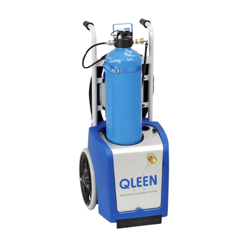 QLEEN PURASTART E Estação Base para limpeza de vidros, fachadas, lamelas e painéis solares com água desmineralizada