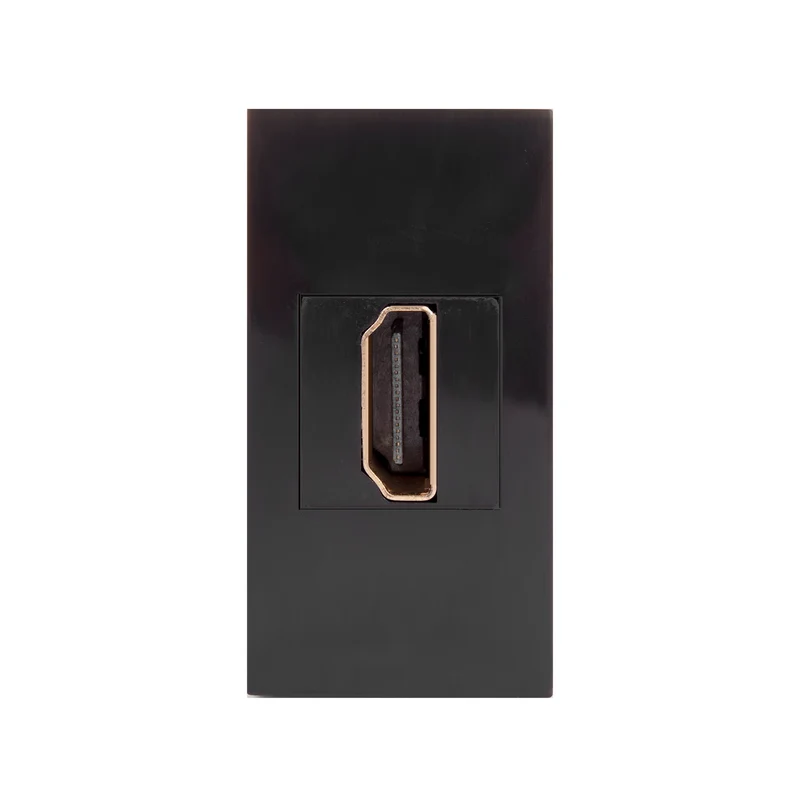 HDMI Steckdose Modulare Wandsteckdose Unterputzdose Wanddose Einbaudose Unterputz Montage (HDMI Steckdose, Weiß)