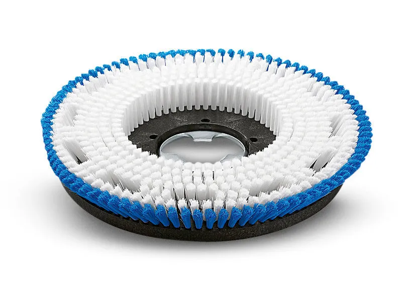 Shampoonierbürste, mittelweich, blau / weiß, 508 mm