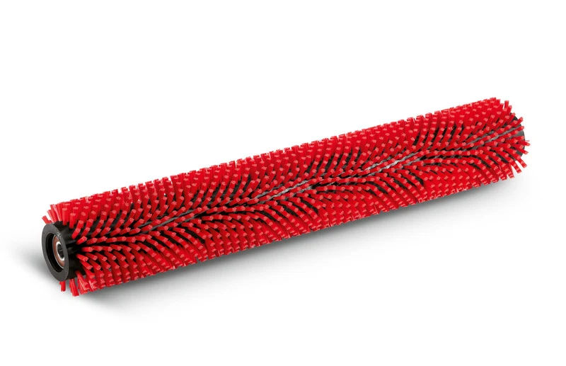 Walzenbürste, mittel, rot, 800 mm