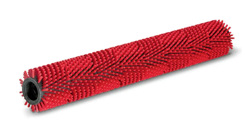 Walzenbürste, mittel, rot, 532 mm