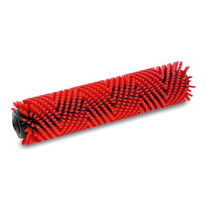 Walzenbürste, mittel, rot, 350 mm