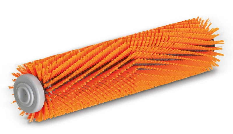 Walzenbürste, hoch-tief, orange, 450 mm