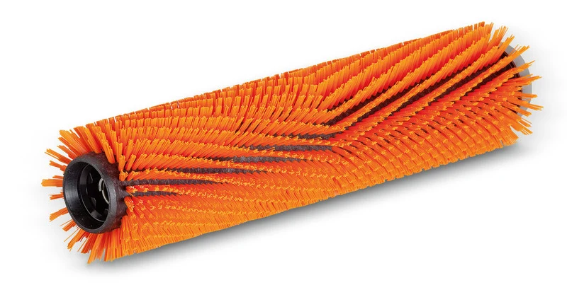 Walzenbürste, hoch-tief, orange, 400 mm