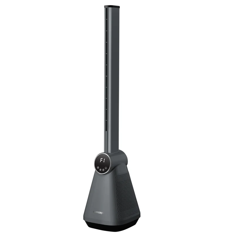 Turmventilator mit Fernbedienung 50W 101cm Standventilator mit Oszilation Ventilator 3 Geschwindigkeiten 15 Stunden Timer