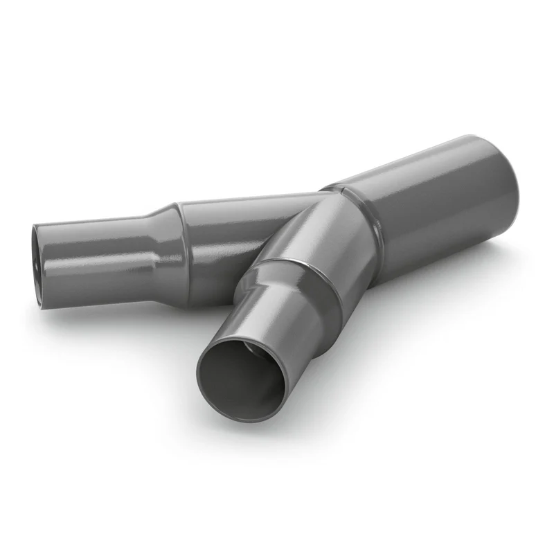 IV Rohr Verteiler Y-Stück Ø 100 mm auf 75 mm