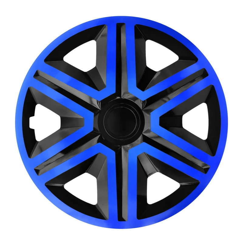 Universal Radkappe 16'' NRM Action Doppelfarbe blau/schwarz 1 Stück