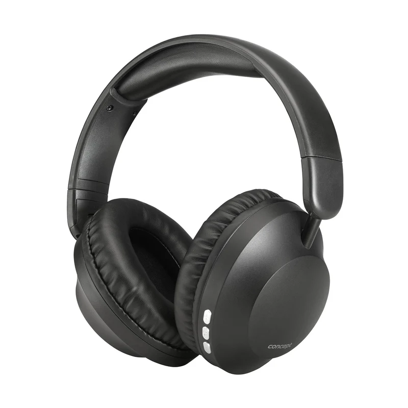 Concept SoundJoy kabellose In-Ear-Kopfhörer, bis zu 45 Stunden Wiedergabezeit, Bluetooth 6.0, Schnellladefunktion, aktive Geräuschunterdrückung bis zu 18 dB, schwarz, HS4080
