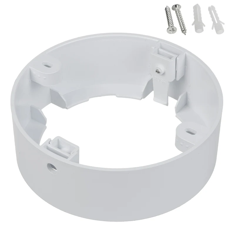 Maclean Aufputzadapter, für LED-Panel 9W, rund, 120*38mm, MCE376 R