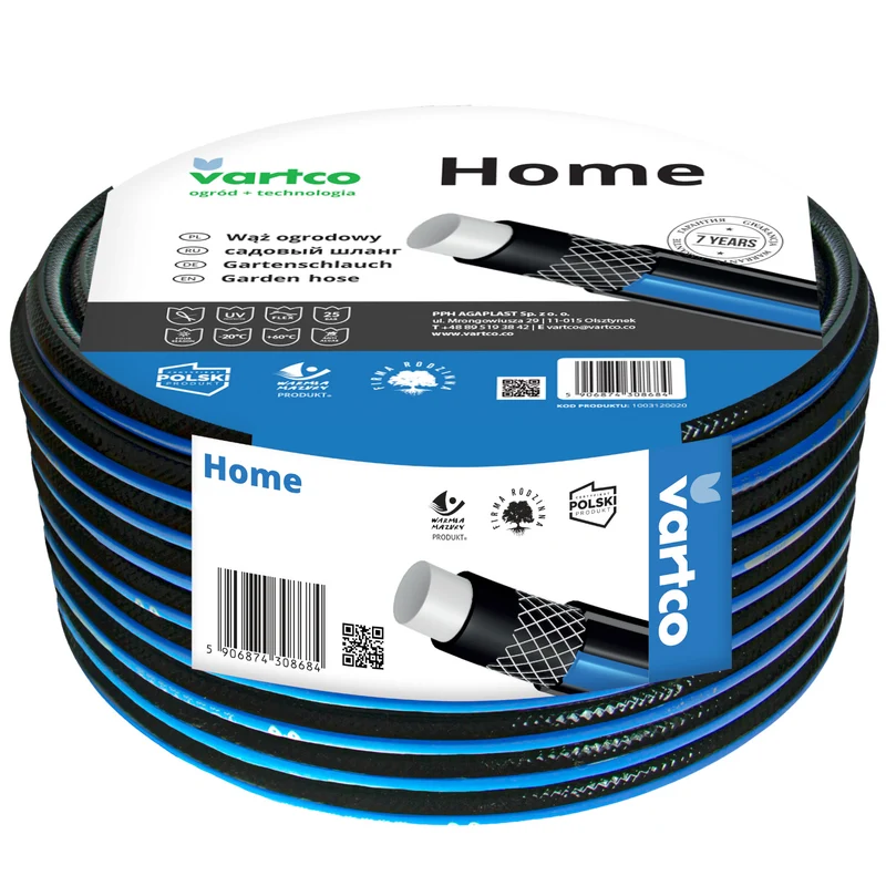 4-lagiger Wasserschlauch Gartenschlauch Schlauch Gartenbewässerung Flexibel Flexischlauch Polyester-Kreuzgeflecht UV-beständig 25 Bar 1/2" 30m