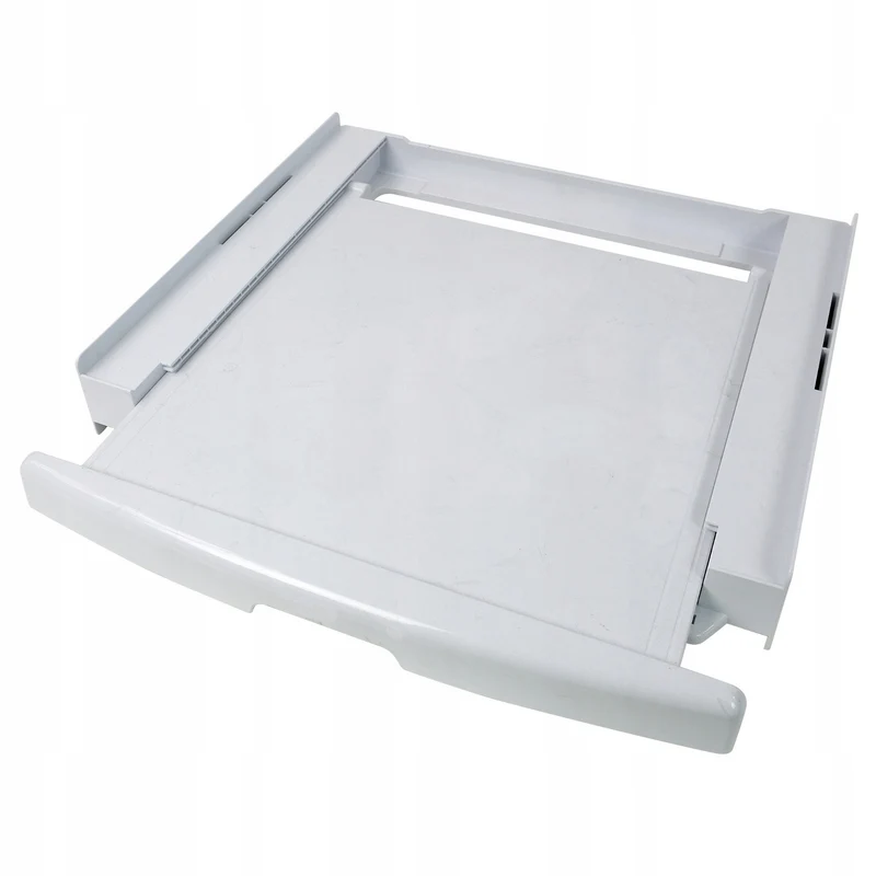 Universal-Waschmaschinen-Trockner-Anschluss, ausziehbare Ablage, 60 cm, weiß, Scanpart